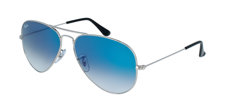 Gafas de sol AVIATOR LARGE METAL gris/azul