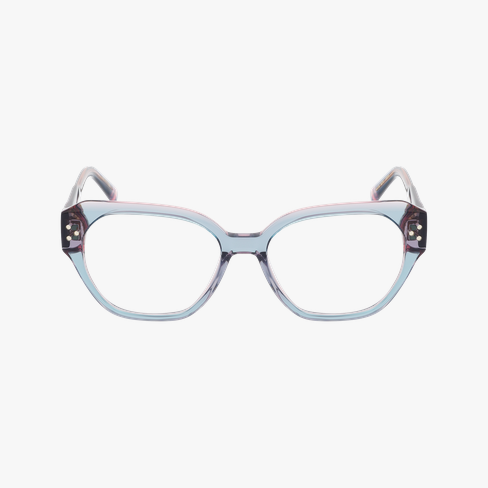 GAFAS GRADUADAS mujer CARACTÈRES RAFFINÉE azul/morado vista de frente