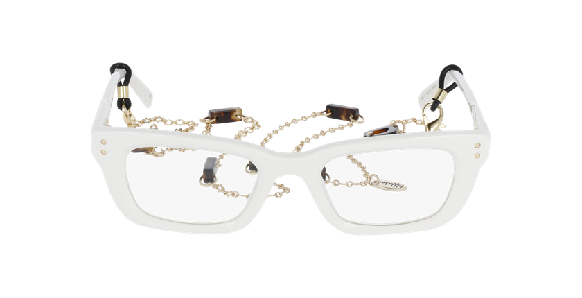 GAFAS GRADUADAS mujer CARACTÈRES CRÉATIVE blanco - vista de frente