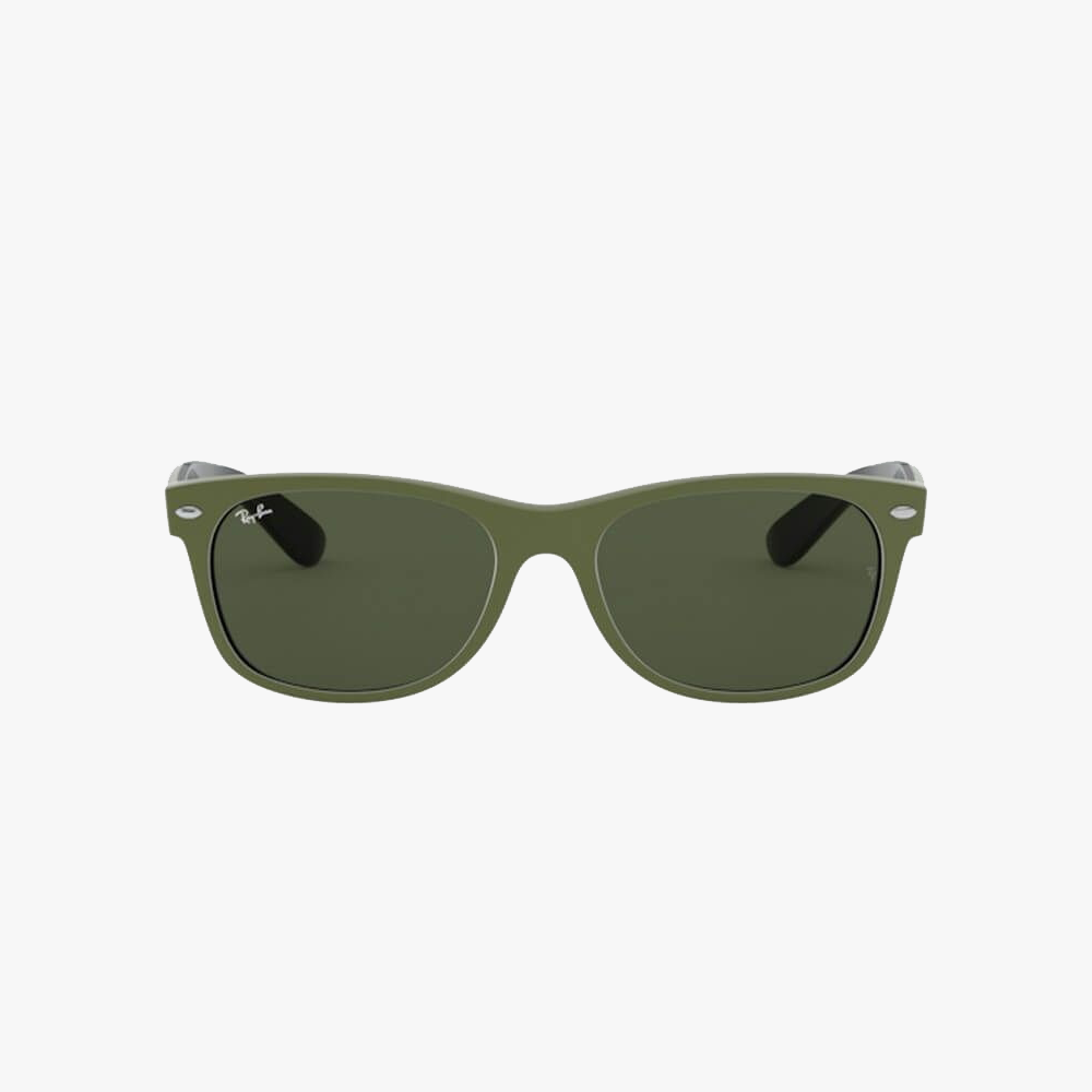 GAFAS DE SOL New Wayfarer RB2132 verde/negro - vista de frente