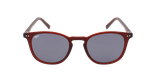 GAFAS GRADUADAS AFFLELOU FORTY SOLAR COLOR BURDEOS rojo - vista de frente