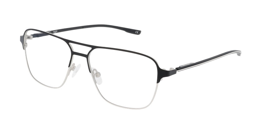 GAFAS GRADUADAS hombre MAGIC335 negro/plateado - vista de frente
