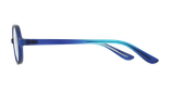 GAFAS GRADUADAS niños RZERO20 azul/negro - vista de frente