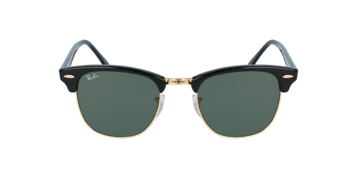 GAFAS DE SOL CLUBMASTER negro vista de frente