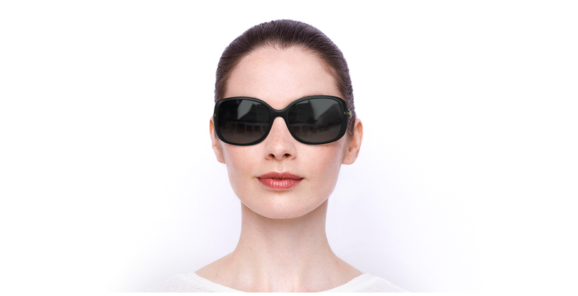 Gafas de sol mujer 0PR 08OS negro - vista de frente