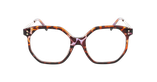 GAFAS GRADUADAS mujer FANNIE carey/morado - vista de frente