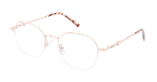 GAFAS GRADUADAS mujer AMALIA dorado - vista de frente