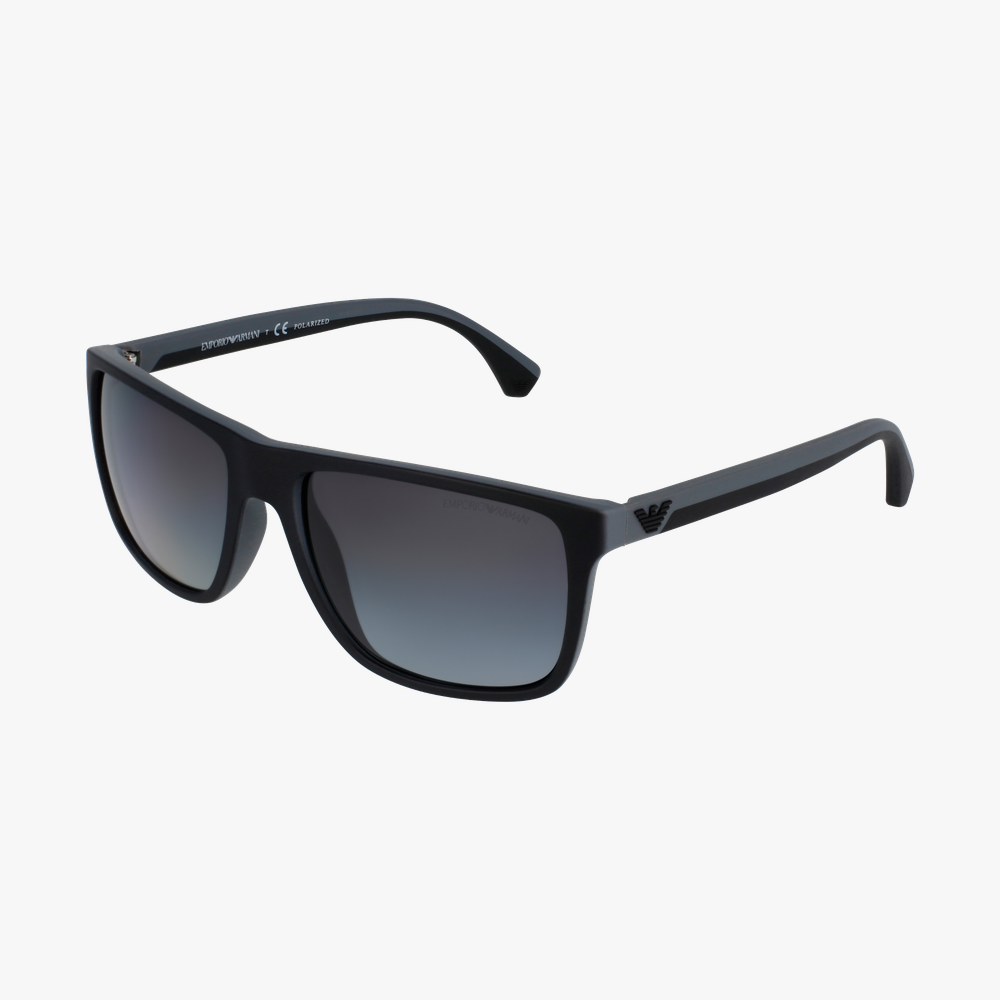 GAFAS DE SOL hombre 0EA4033 negro/gris - vista de 3/4