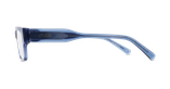 GAFAS GRADUADAS hombre CARACTÈRES AMBITIEUX azul/azul cristal - vista de frente