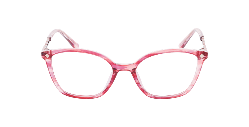 GAFAS GRADUADAS mujer MAGIC255 rosa/dorado - vista de frente
