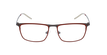 GAFAS GRADUADAS hombre MAGIC 157 rojo/gris - vista de frente