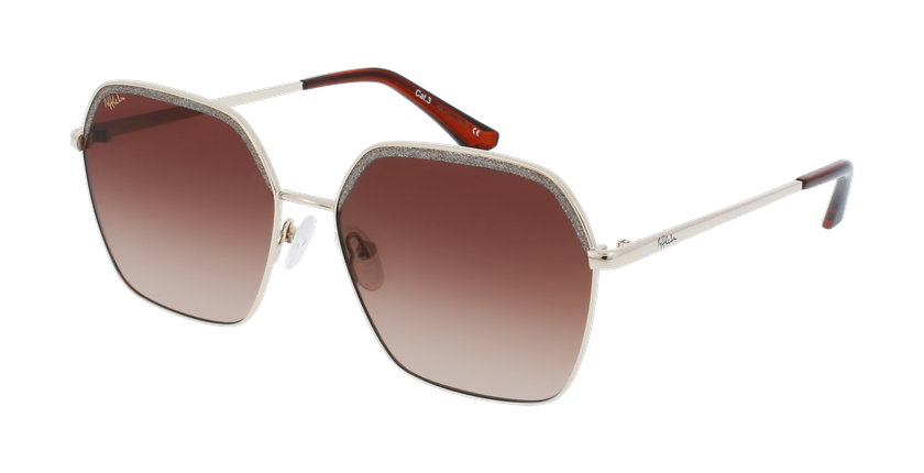GAFAS DE SOL mujer MALE dorado - vista de frente