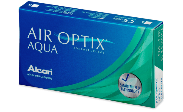 Lentillas AIR OPTIX AQUA ESFÉRICA - 3L - vista de frente