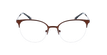 GAFAS GRADUADAS mujer MAGIC 110 marrón - vista de frente