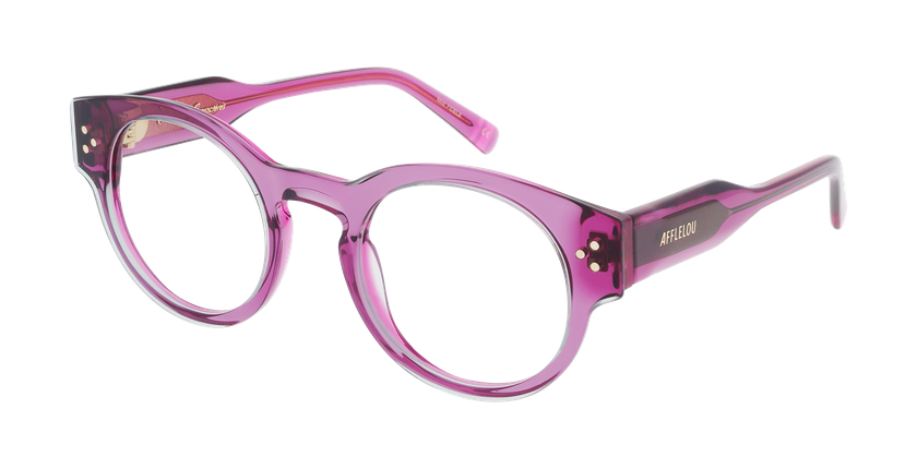 GAFAS GRADUADAS mujer CARACTÈRES FIDELE rosa - vista de frente