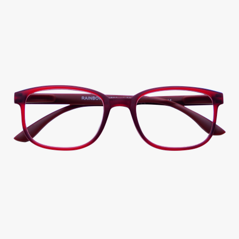GAFAS GRADUADAS RAINBOW rojo vista de frente