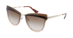 GAFAS DE SOL mujer 0PR 12US dorado/rosa - vue de 3/4