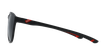 GAFAS DE SOL BUZZY POLARIZED negro/rojo - vista de frente