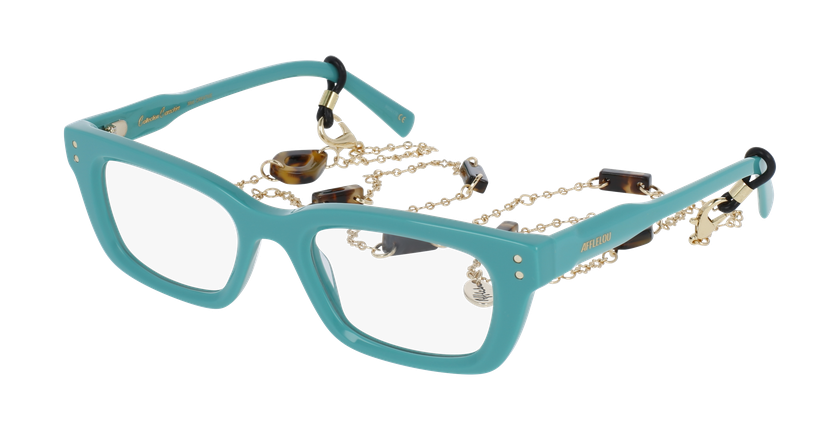 GAFAS GRADUADAS mujer CARACTÈRES CRÉATIVE verde - vista de frente
