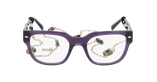 GAFAS GRADUADAS mujer CARACTÈRES AUDACIEUSE morado - vista de frente