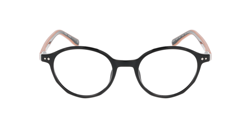 GAFAS GRADUADAS mujer COSMOPOLITE negro - vista de frente