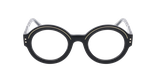 GAFAS GRADUADAS mujer CARACTÈRES FIL D'OR PERSPICACE negro/dorado - vista de frente