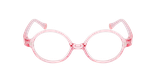 GAFAS GRADUADAS niños BABY rosa - vista de frente