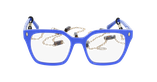 GAFAS GRADUADAS mujer CARACTÈRES EFFRONTÉE azul - vista de frente