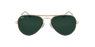 GAFAS DE SOL AVIATOR LARGE METAL dorado