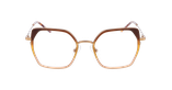 GAFAS GRADUADAS mujer MAGIC222 marrón/dorado - vista de frente