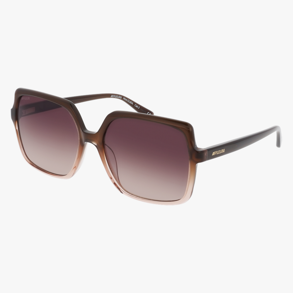 GAFAS DE SOL mujer OLBIA marrón - vista de frente