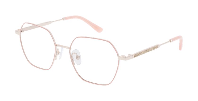 GAFAS GRADUADAS mujer MAGIC317 rosa/dorado - vista de frente
