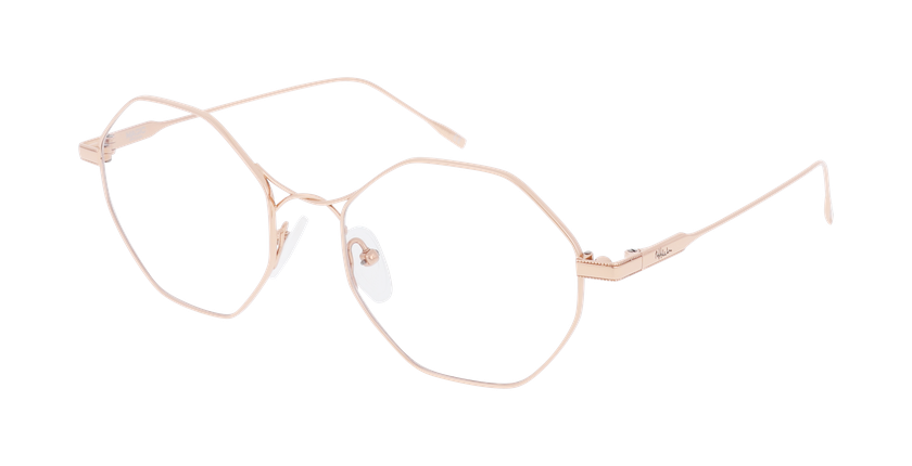 GAFAS GRADUADAS mujer MAGIC232 rosa/dorado - vista de frente