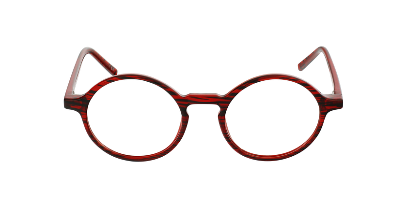 GAFAS GRADUADAS niños RZERO23 rojo - vista de frente