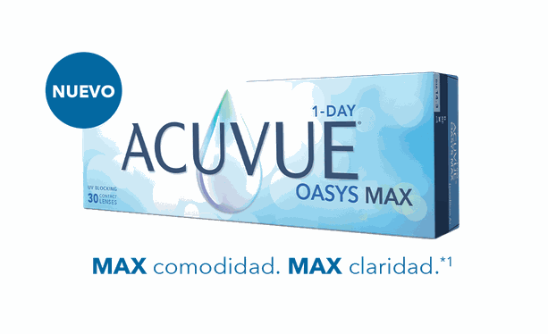 Lentillas ACUVUE® OASYS MAX 1-Day - 30L - vista de frente