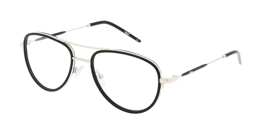 GAFAS GRADUADAS hombre MAGIC 185 negro/dorado - vista de frente