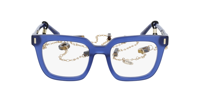 GAFAS GRADUADAS mujer CARACTÈRES RÊVEUSE azul/morado - vista de frente