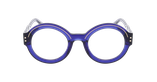 GAFAS GRADUADAS mujer CARACTÈRES FIL D'OR PERSPICACE azul - vista de frente