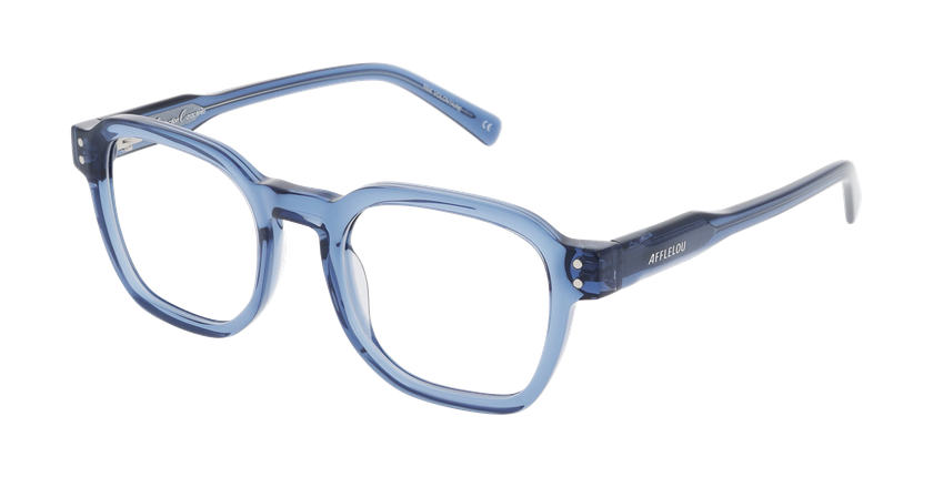 GAFAS GRADUADAS hombre CARACTÈRES VOLONTAIRE azul/morado - vista de frente
