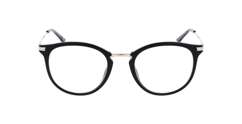 GAFAS GRADUADAS mujer NAWELL negro/dorado - vista de frente