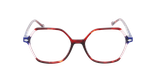GAFAS GRADUADAS mujer MAGIC279 carey/rojo - vista de frente