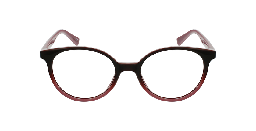 GAFAS GRADUADAS niños RZERO25 rosa/marrón - vista de frente