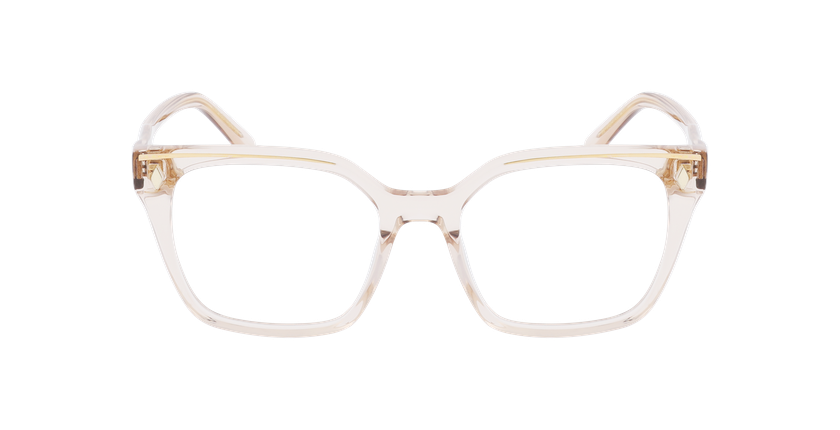 GAFAS GRADUADAS mujer CARACTÈRES FIL D'OR EFFRONTÉE marrón - vista de frente