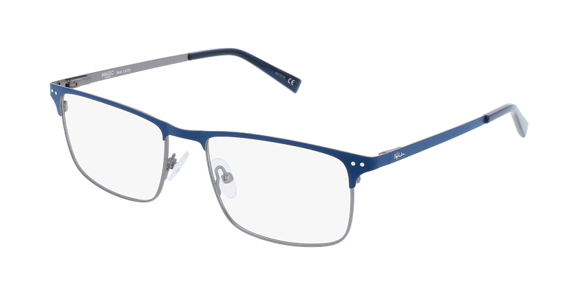 GAFAS GRADUADAS hombre MAGIC LEON azul/gris - vista de frente