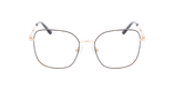 GAFAS GRADUADAS mujer MANOLIA negro/dorado - vista de frente