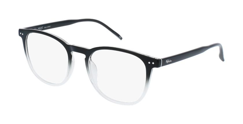 GAFAS GRADUADAS hombre MAGIC ARNO negro/blanco - vista de frente