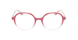 GAFAS GRADUADAS mujer MAGIC322 rojo/rojo degradado - vista de frente