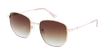 GAFAS DE SOL mujer DUNA dorado - vista de frente