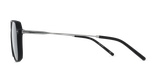 GAFAS GRADUADAS hombre ALAN negro/plateado - vista de frente