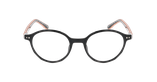 GAFAS GRADUADAS mujer COSMOPOLITE negro - vista de frente